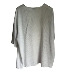 Tahari Linen Blend Open Front Cardigan Wrap One Size Coastal Resort Cover Up thumbnail 4