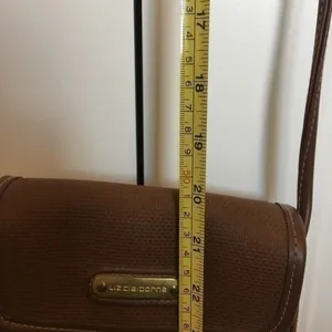 Vintage brown Liz Claiborne crossbody purse thumbnail 6