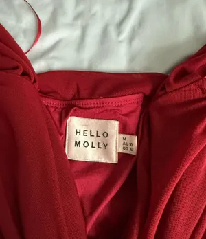 Hello Molly Red Dress Mini thumbnail 3