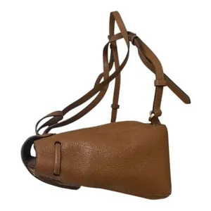 Kate Spade New York Leila Medium Flap Backpack Brown Pebbled Leather thumbnail 3
