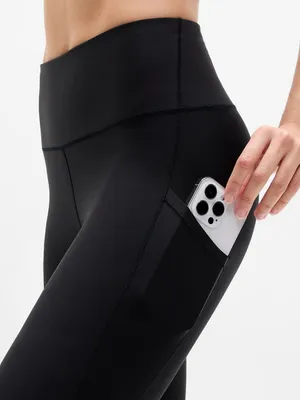 New Athleta S Interval Stash High Rise 7/8 Legging Black Small Regular thumbnail 5