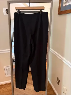 Women's Talbots Black Wide Leg Pants Size 14 thumbnail 2
