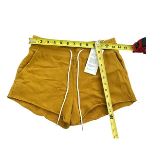 𝅺NWT Mate the Label Organic Terry Lounge Short Turmeric size XS thumbnail 4