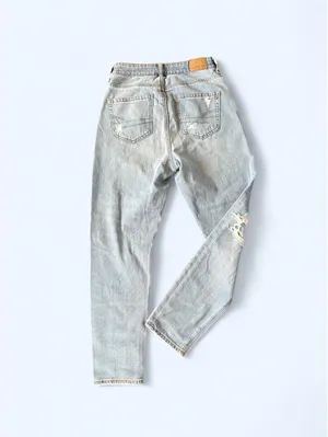 American Eagle Y2K Baggy Distressed Mom Jeans size 0 💙 thumbnail 3