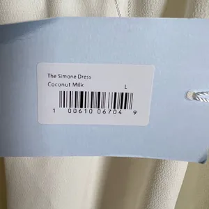 Hill House Simone Long Sleeve Maxi Dress in Coconut Milk Size L thumbnail 13