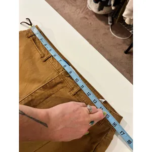 Old Navy Camel Tan Extra High Rise Cropped Wide Leg Comfy Pants Size 8 thumbnail 9