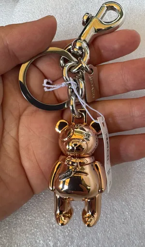 COACH New York 3D Bear Bag Charm Rose Gold 87166 thumbnail 1