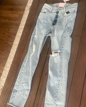 Revice NWT Women’s Size 26 Skinny Jeans Light Wash Distressed Stretch Denim thumbnail 1