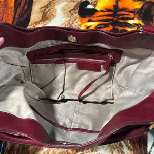 Michael Kors Elegant Red Leather Women's Bag thumbnail 5