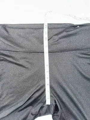 Maurices Luxe Foldover Waist Flare Leggings Black High Rise thumbnail 9