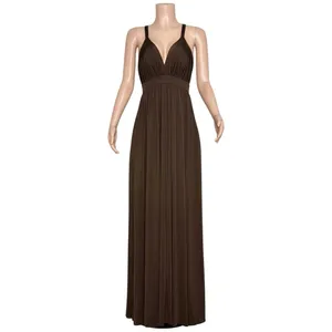 MICHAEL COSTELLO x REVOLVE Emmeline Maxi Dress, Brown, Small thumbnail 6