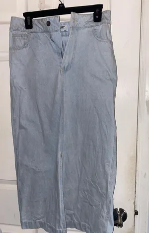 Velvet Heart Midi Denim Skirt thumbnail 1