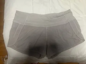 White athletic shorts Size 8 thumbnail 1