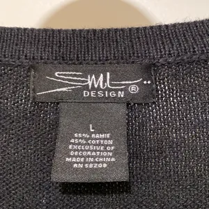 SML Design Christmas Sweater Large Snowmen Embroidered Cardigan Cottagecore thumbnail 3