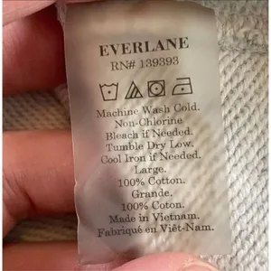Everlane Heathered Gray Crewneck Pullover Sweatshirt Size Large thumbnail 7