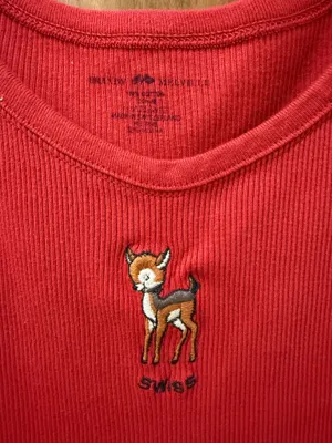Brandy Melville Deer Tank Baby thumbnail 3