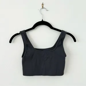 Set Active Dark Gray Power Box Cut Bra thumbnail 2