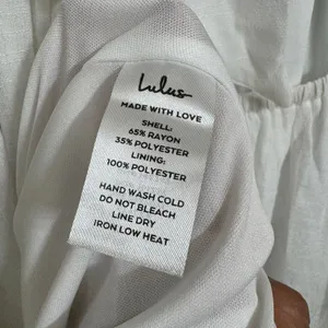 Lulus Corfu Charm Ivory O-Ring Halter Maxi Dress White Beachy Flowy Medium thumbnail 7