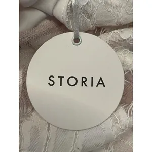 STORIA Last First Kiss Dress Womens Small White Lace Sheath Mini Wedding Party thumbnail 13