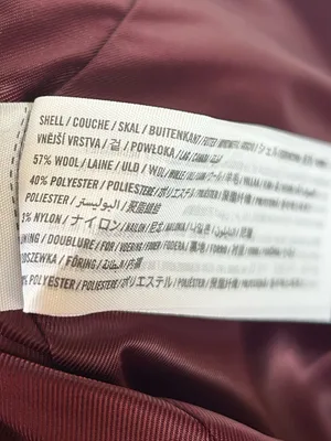 Abercrombie Wool Blend Blazer Jacket in Burgundy Size Small Officewear Preppy thumbnail 5