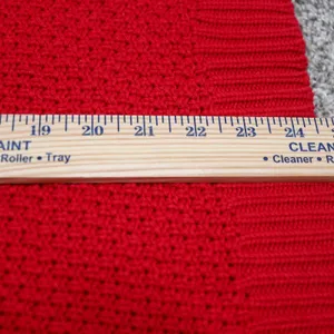 Lauren Ralph Lauren Red Cable Knit Turtleneck Sweater‎ Women's Size L Cotton thumbnail 11