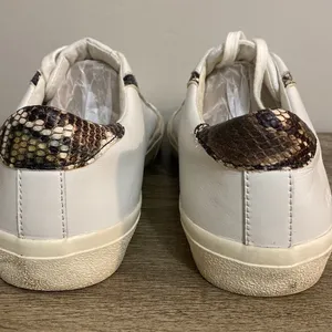 Madewell womenswhite low top leather sneakers size W-9 M-7.5 thumbnail 6