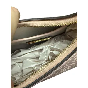 Tory Burch T Monogram Debossed Leather Crescent Shoulder Bag-Blush Pink New $469 thumbnail 9
