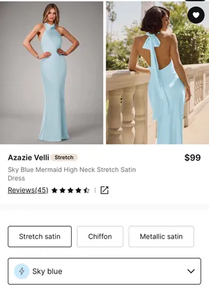 Azazie Bridesmaid Dress statin thumbnail 2