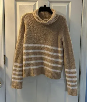 Tan Sweater Pullover thumbnail 1