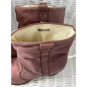 Lavorazione Artigiana for Sundance Italian Leather Slouchy Boots Mauve 39 8.5 thumbnail 5