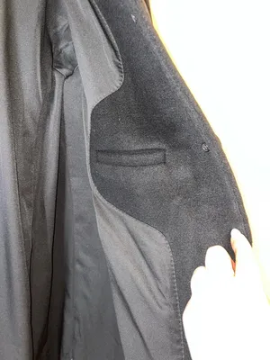 Quince Wool Cashmere Cocoon Coat Black XL NWT Minimalist Mid Length‎ Jacket thumbnail 6