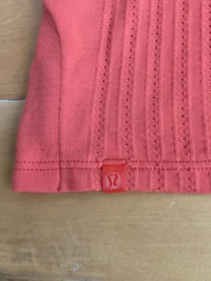 Lululemon Train to Be Tank Top Warm Coral / Warm Coral Sz 12 thumbnail 6