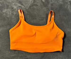 Gymshark Orange Sports Bra thumbnail 1
