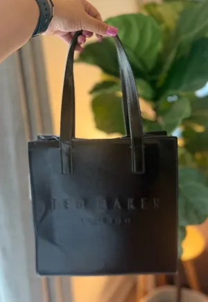 Ted Baker London The Icon Small Tote Embossed In Dark Brown thumbnail 1