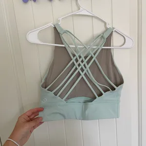 Lululemon women’s strappy‎ cross-back active top — medium thumbnail 2