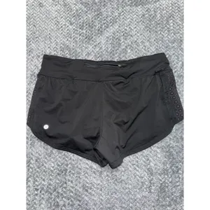 LULULEMON Women's Speed Up Shorts Way stretch Black Size 12 thumbnail 6