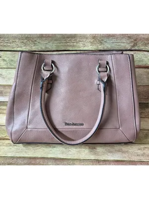 Enzo Angiolini Crossbody Shoulder Bag Pink Faux Leather Purse Handles & Strap thumbnail 4
