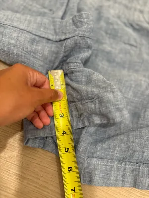Athleta Cabo Linen Shorts Size 8 4” thumbnail 6