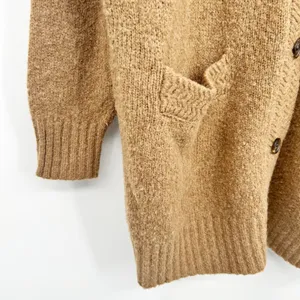 Jenni Kayne Womens Alpaca Wool Blend‎ Oversized Cottage Cardigan Sweater Size S thumbnail 3