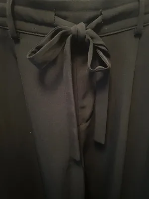 A new day tie waist crepe trousers thumbnail 4