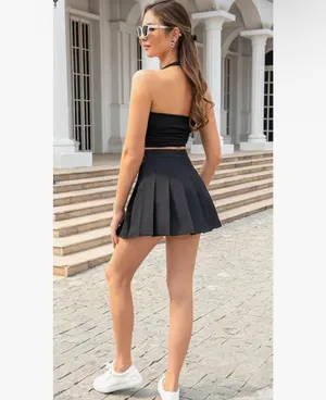 Black Tennis Skort Size 6 thumbnail 2
