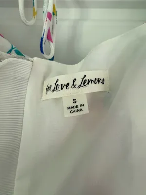 For Love & Lemons Floral Crop Top thumbnail 4