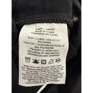 Nike Womens Sportswear Nylon Sherpa Trim Jogger Pants Black Small DQ6809-010 thumbnail 8