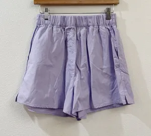Daily Drills Poplin Resort Shorts in Wink Lavender Size XS/S thumbnail 1