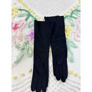 Vintage Gloves‎ by Superb for B Altman & Co Black Opera Length Made in France thumbnail 4