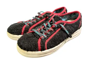 Hey Dude Karina Sherpa Moonless Sangria Black Red Sneakers 12221120 Womens 9 thumbnail 1