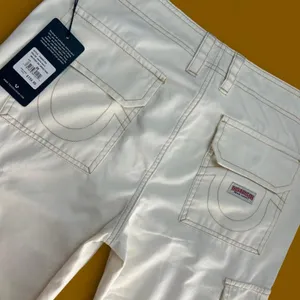 True Religion White cargo pants nwt thumbnail 2