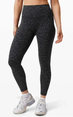 Lululemon Wunder Train High-Rise Leggings Size 8 *Drawstring Cut* Formation Camo thumbnail 1