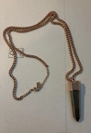 Kendra Scott Jayce Pyrite Rose Gold Necklace thumbnail 1
