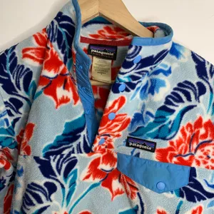 Patagonia Synchilla Snap-T Fleece Pullover Hawaiian Manoa Dusk Blue Small Rare thumbnail 6